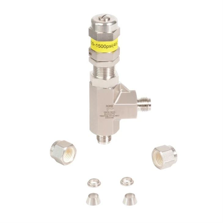 Double Ferrule High-Pressure Proportional Relief Valves high quality