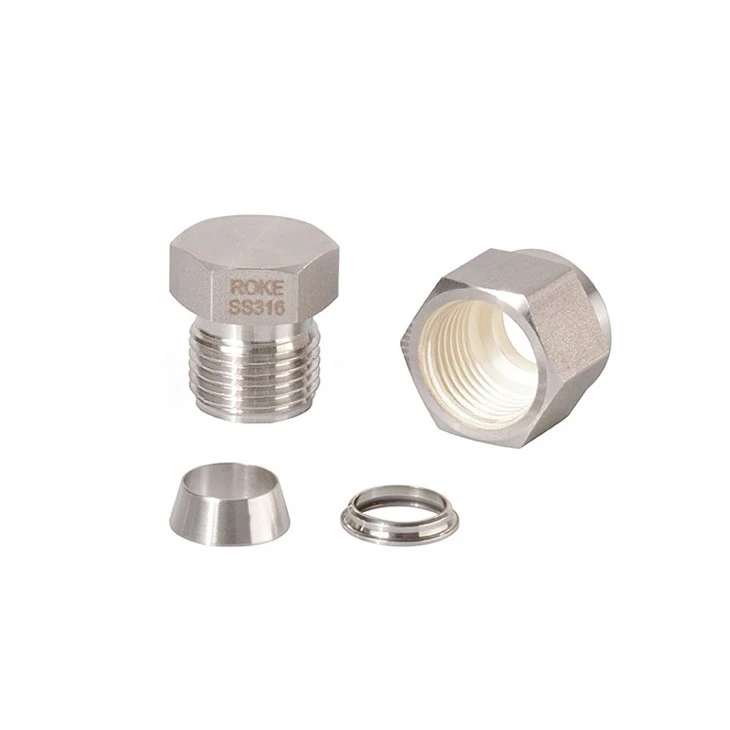 Stainless Steel Double Ferrule Uinon Caps