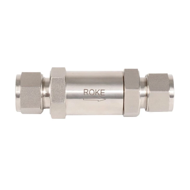 Stainless Steel Double Ferrules Check Valve